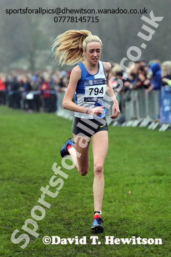 Senior women's European Cross Country Trials, Sefton Park, Liverpool. Photo: David T. Hewitson/Sports for All Pics